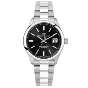 PHILIP WATCH CARIBE OYSTER OROLOGIO NERO DA UOMO NUOVO