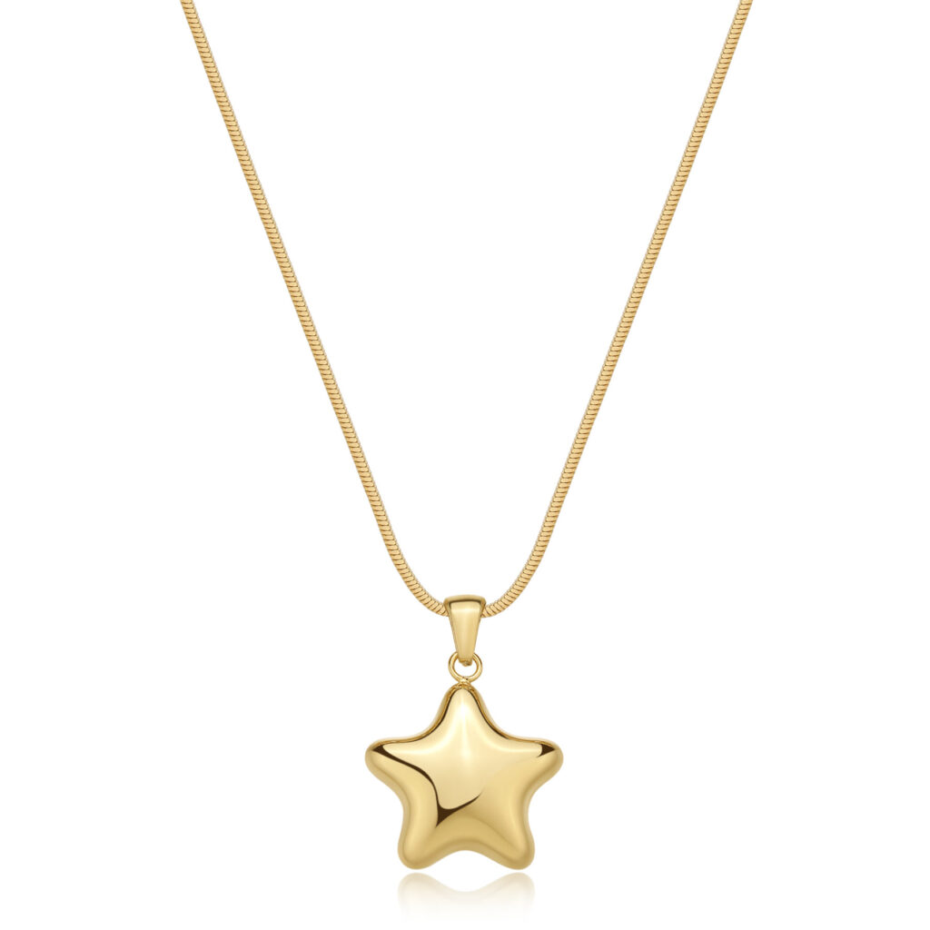 COLLANA SAGAPO STELLA DORATA COLLEZIONE STELLAR DA DONNA