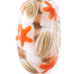 trollbeads onda dopo onda beads tglbe-20462 vetro argento 925 edizione limitata nuovo