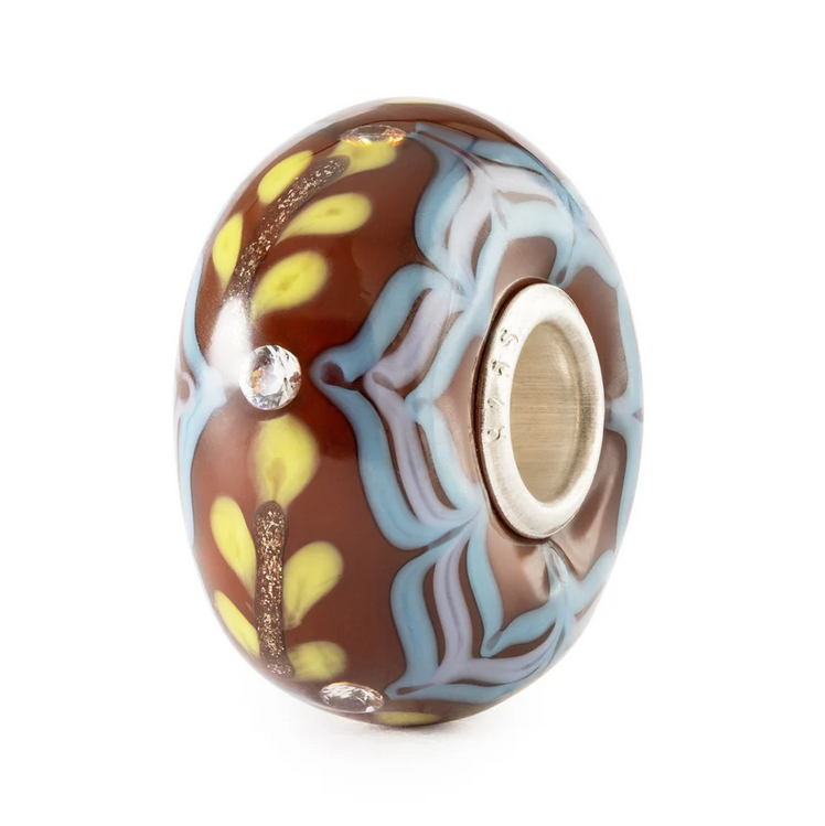 Luce di velluto al tramonto trollbeads day beads 2025 vetro zirconi edizione limitata nuovo